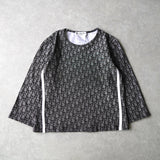 90's｜Trotter patterned top｜Made in France - NEWSED