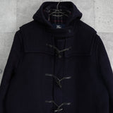 バーバリー ノバチェック裏地 ダッフルコート  ネイビー