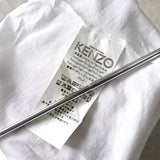 ケンゾー ロゴ Tシャツ ホワイト レディース