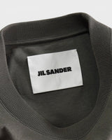 ジルサンダー ロゴ Tシャツ カーキ M レディース