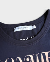 メゾン キツネ プリント Tシャツ ブラック XS レディース