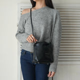 エムエムシックス メゾン マルジェラ レザー ジャパニーズバッグ クロスボディ ショルダーバッグ ブラック