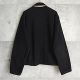 ポロ ラルフローレン スモールポニーロゴ フリース ジャケット ブルゾン ブラック メンズ