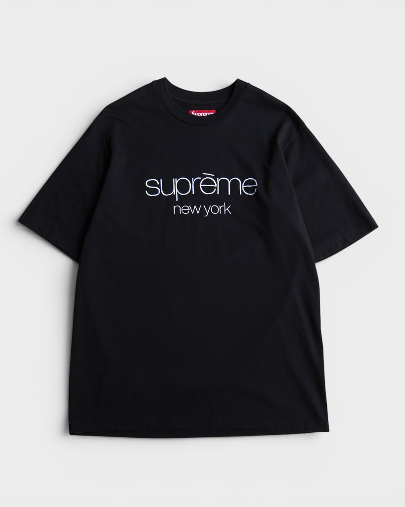 Classic Logo S/S Top シュプリーム Tシャツ ブラック M メンズ