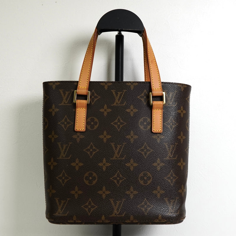 ルイ・ヴィトン モノグラム ヴァヴァンPM レザー ハンドバッグ トートバッグ ブラウン M51172