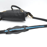 バレンシアガ クラシックシティ レザー 2way ハンドバッグ ショルダーバッグ ネイビー