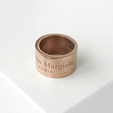 メゾン マルジェラ ロゴ シルバー925 リング 指輪 ピンクゴールド 10号 箱付き - NEWSED