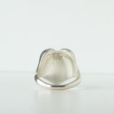 グッチ ハート ブルー シルバー925 指輪 リング 10号 - NEWSED