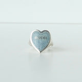 グッチ ハート ブルー シルバー925 指輪 リング 10号 - NEWSED