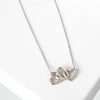 Tiffany Triple Heart Sterling Silver 925 Necklace