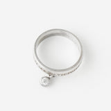 ケンゾー ヴィンテージ ラインストーン シルバー925 指輪 リング 11号 - NEWSED