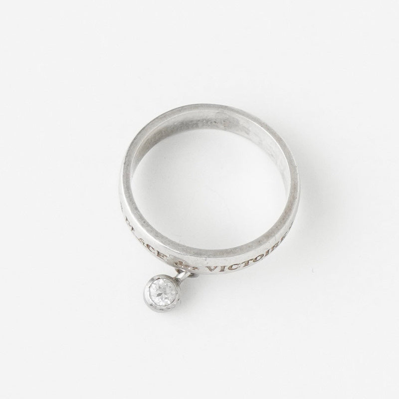 ケンゾー ヴィンテージ ラインストーン シルバー925 指輪 リング 11号 - NEWSED