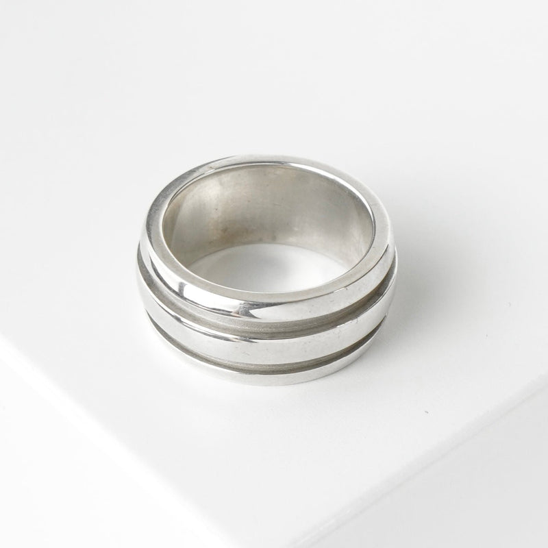 ティファニー グルーブド ダブルライン シルバー925 指輪 リング 11号 - NEWSED