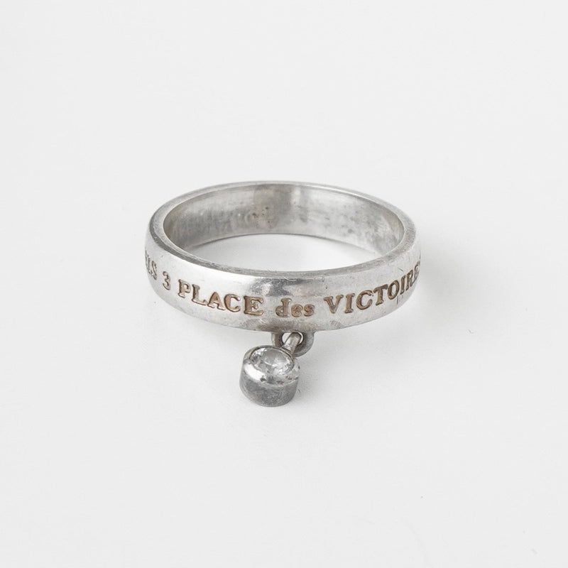 ケンゾー ヴィンテージ ラインストーン シルバー925 指輪 リング 11号 - NEWSED