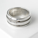 ティファニー グルーブド ダブルライン シルバー925 指輪 リング 11号 - NEWSED