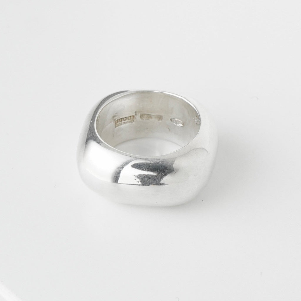 グッチ スクエア シルバー925 指輪 リング 11.5号