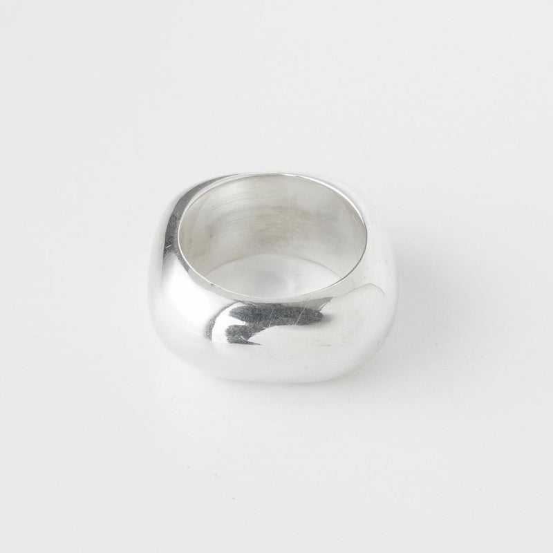 グッチ スクエア シルバー925 指輪 リング 11.5号 - NEWSED