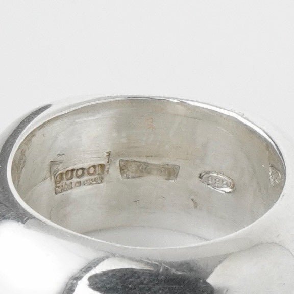 グッチ スクエア シルバー925 指輪 リング 11.5号 - NEWSED