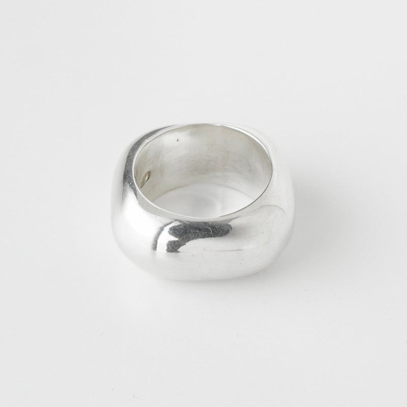 グッチ スクエア シルバー925 指輪 リング 11.5号 - NEWSED