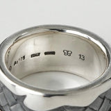 ボッテガ ヴェネタ イントレチャート シルバー925 リング サイズ13 / 11.5号 箱付き - NEWSED