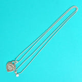 ティファニー リターントゥハート ボールチェーンネックレス シルバー925 新品磨き済 - NEWSED