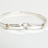 ティファニー フックアンドアイ バングル シルバー925 / 14KT 新品磨き済 - NEWSED