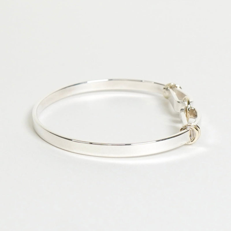 ティファニー フックアンドアイ バングル シルバー925 / 14KT 新品磨き済 - NEWSED