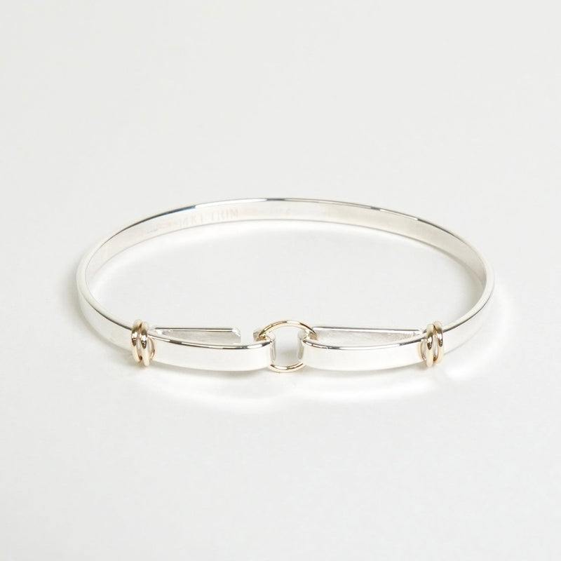 ティファニー フックアンドアイ バングル シルバー925 / 14KT 新品磨き済 - NEWSED