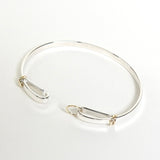 ティファニー フックアンドアイ バングル シルバー925 / 14KT 新品磨き済 - NEWSED