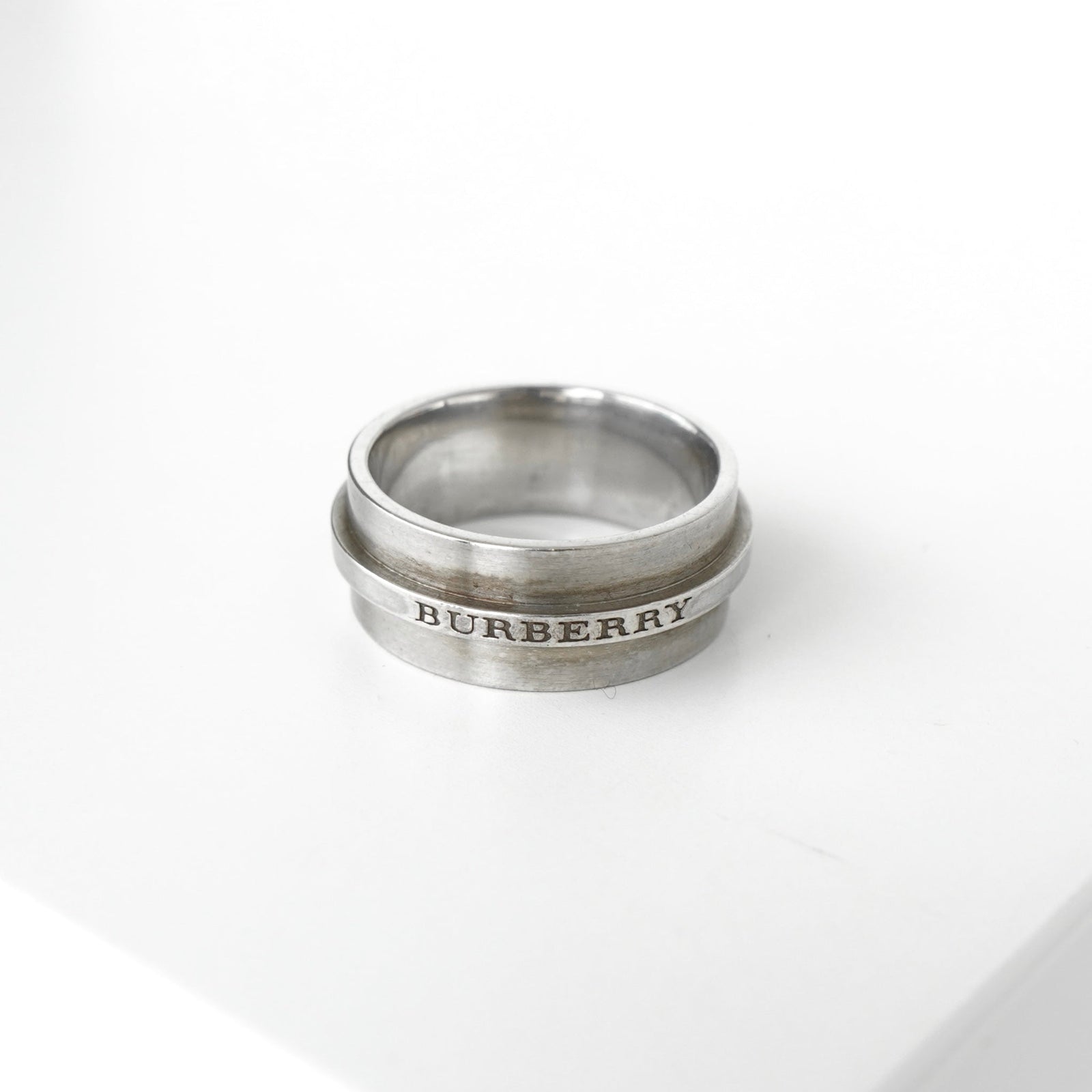 BURBERRY バーバリー クラシックワイドリング 指輪 メンズ　15号 BURBERRY バーバリー クラシックワイドリング 指輪 メンズ 15号