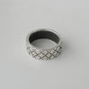 Gucci Diamante ring, silver 925, size 17