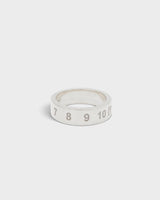マルジェラ ナンバリングロゴ リング 925 シルバー 17号 - NEWSED