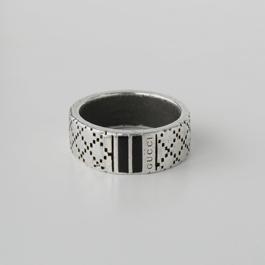 Gucci Diamante ring, silver 925, size 17