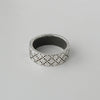Gucci Diamante ring, silver 925, size 17