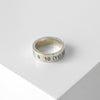 Maison Margiela Calendar Logo Silver 925 Ring Size 18.5