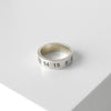 Maison Margiela Calendar Logo Silver 925 Ring Size 18.5