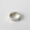 Maison Margiela Calendar Logo Silver 925 Ring Size 18.5