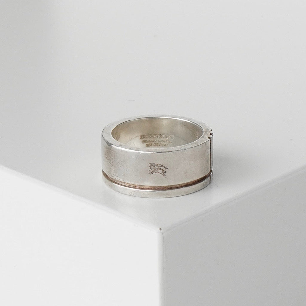 バーバリーブラックレーベル　リング　指輪 バーバリーブラックレーベルリング指輪
