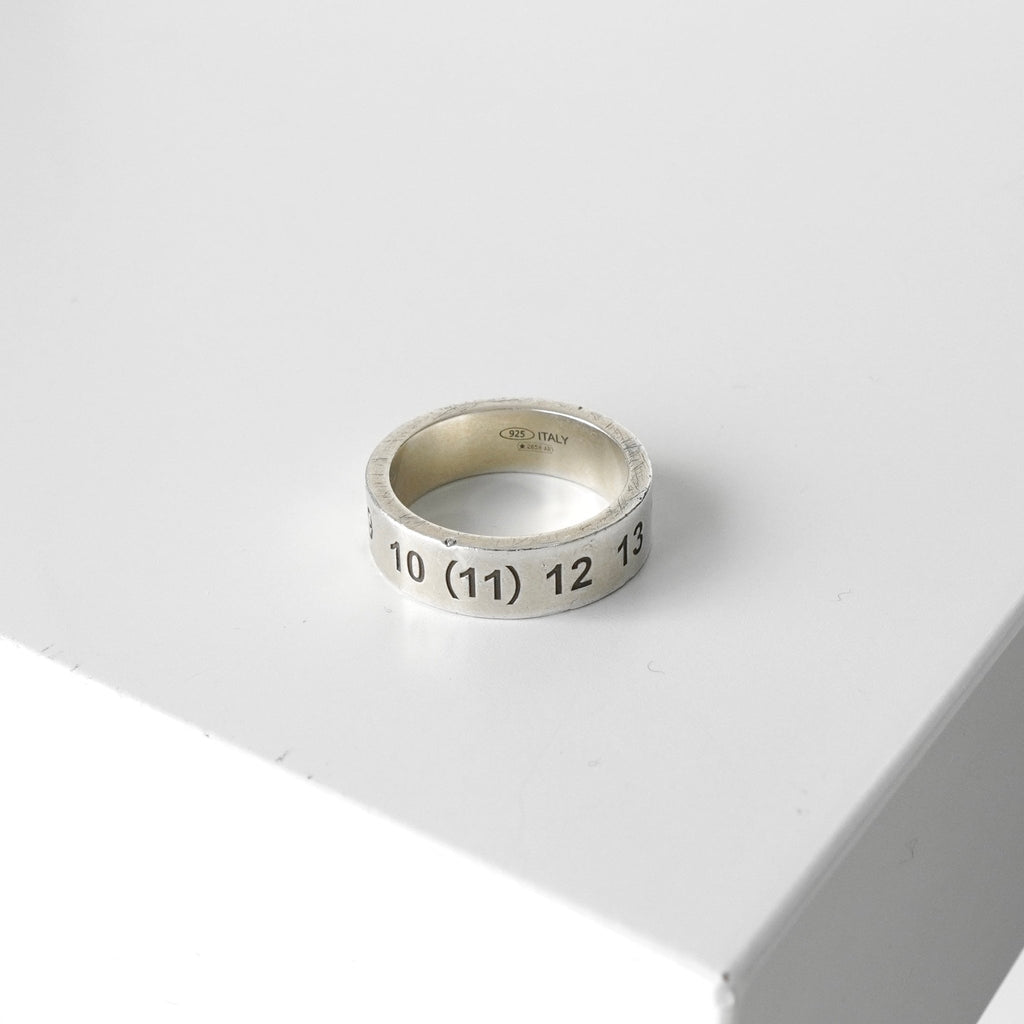 Maison Margiela Calendar Logo Silver 925 Ring Size 18.5