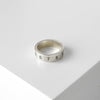 Maison Margiela Calendar Logo Silver 925 Ring Size 18.5