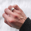 Maison Margiela Calendar Logo Silver 925 Ring Size 18.5