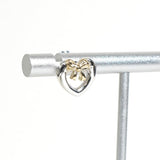 ティファニー ハート リボン ピアス シルバー925 / 18K 新品磨き済 - NEWSED