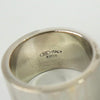 Maison Margiela 倒置徽标 925 银戒指，含盒子，尺寸 19.5