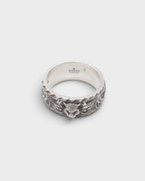 グッチ キャットヘッド アラベスク リング 指輪 シルバー925 メンズ レディース 22 / 19.5号 - NEWSED