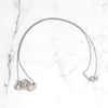Tiffany Triple Heart Sterling Silver 925 Necklace