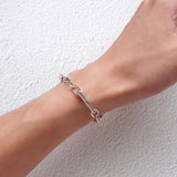 グッチ シルバー925 チェーン ブレスレット - NEWSED