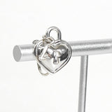 ティファニー ハートロック キー イヤリング シルバー925 新品仕上げ - NEWSED