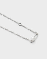 グッチ ロゴ ハート バタフライ ネックレス 925 シルバー - NEWSED