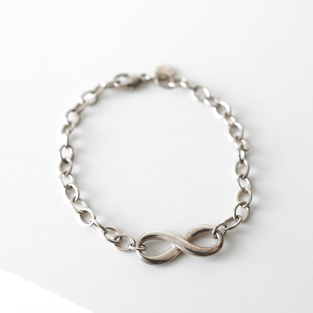 Tiffany Infinity Silver 925 Chain Bracelet