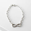 Tiffany Infinity Silver 925 Chain Bracelet